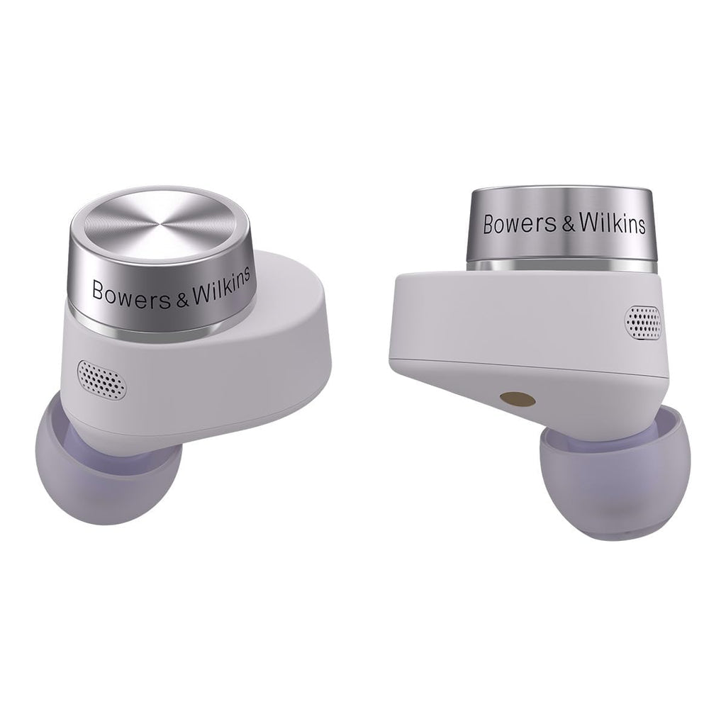Bowers & Wilkins Pi5 S2 True Wireless Earbuds - Active Noise Cancellation, Qualcomm aptX Technology, Bluetooth, Crystal-Clear Calls, Wireless & 15-Minute Quick Charging, Spring Lilac