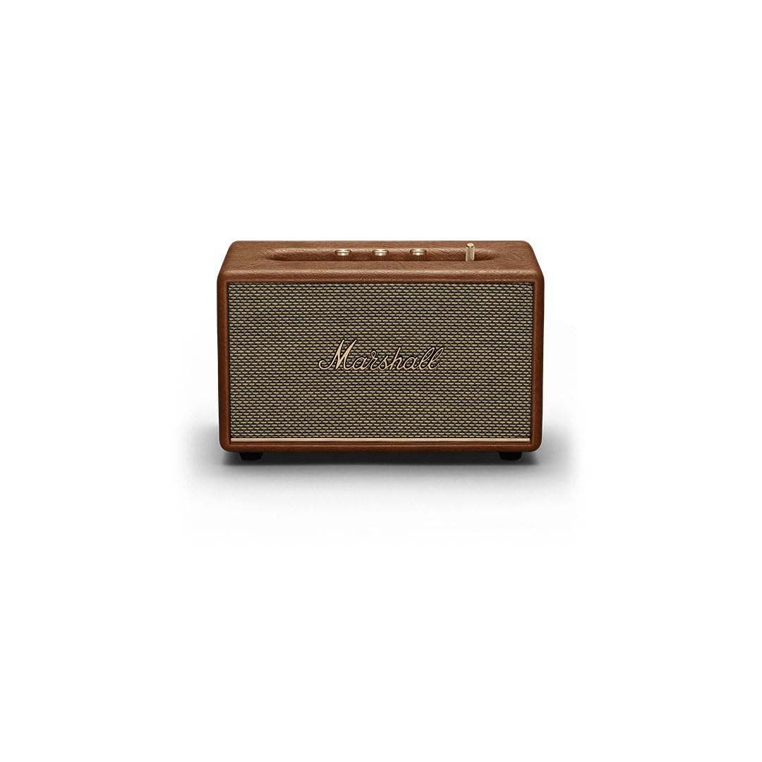 Marshall Acton III 60 W Bluetooth Powered Home Speaker, Brown