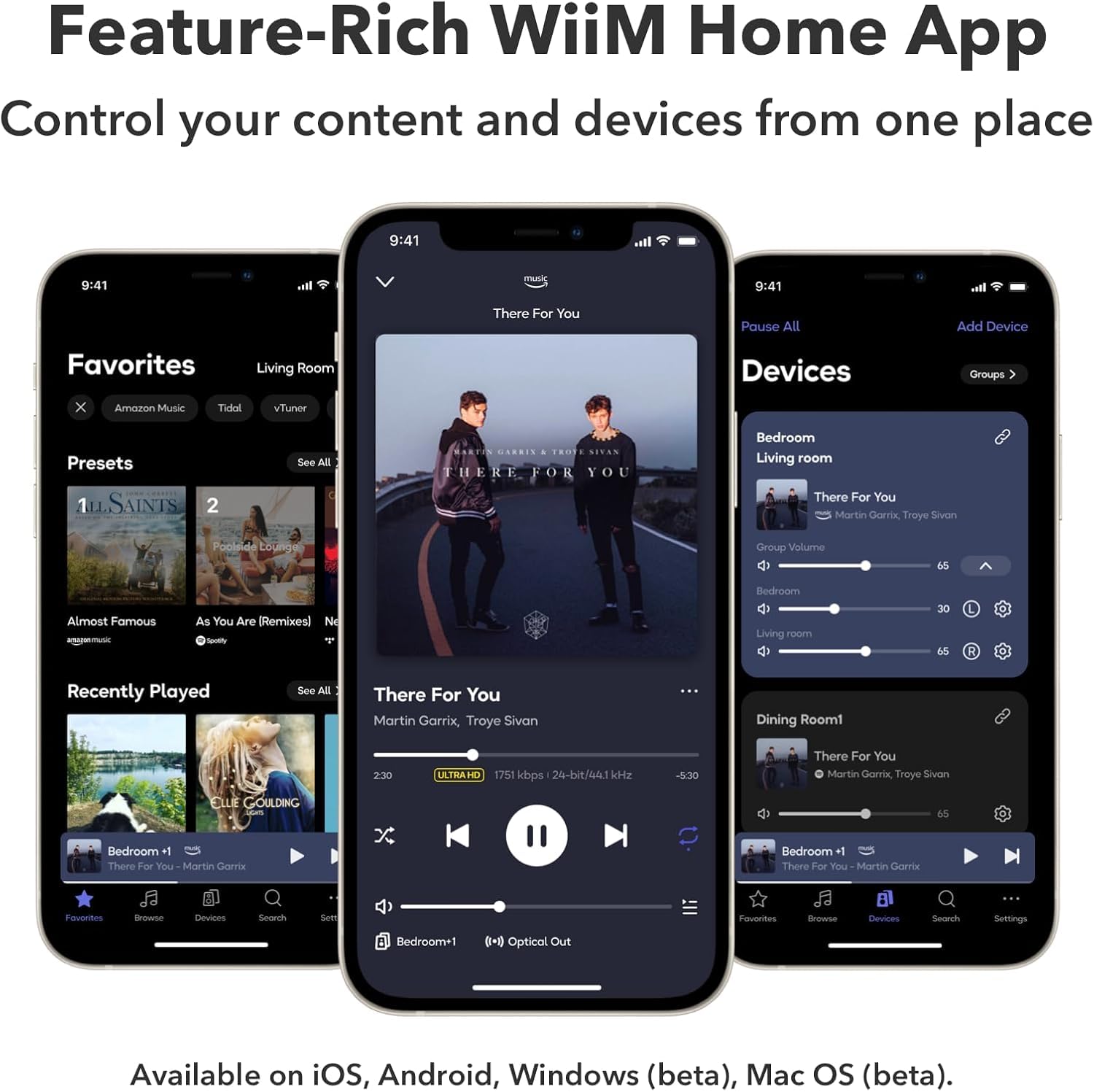 WiiM Pro AirPlay 2 Receiver, Chromecast Audio, Multi-Zone WiFi Streamer, Compatible with Alexa, Siri and Google Assistant, Stream Hi-Res Audio from Spotify, Amazon Music, Tidal and etc.