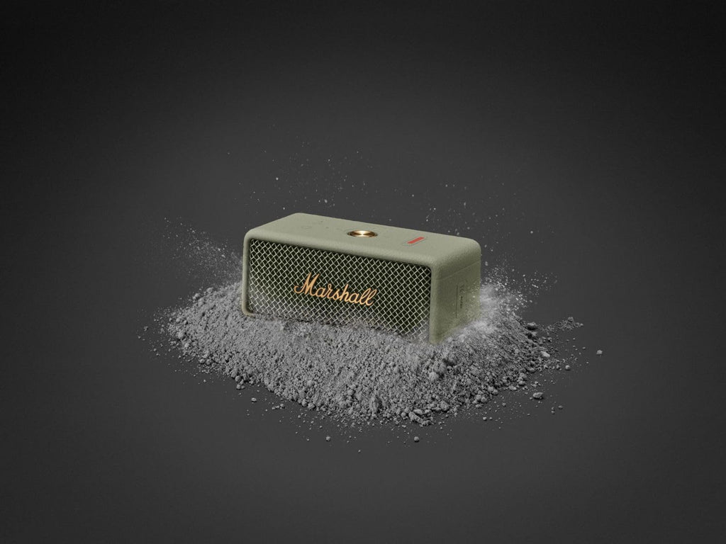 Marshall Emberton III Compact Portable Bluetooth Speaker with 32+ Hours of Playtime, (360° Sound), Dust & Waterproof (IP67) – Sage.