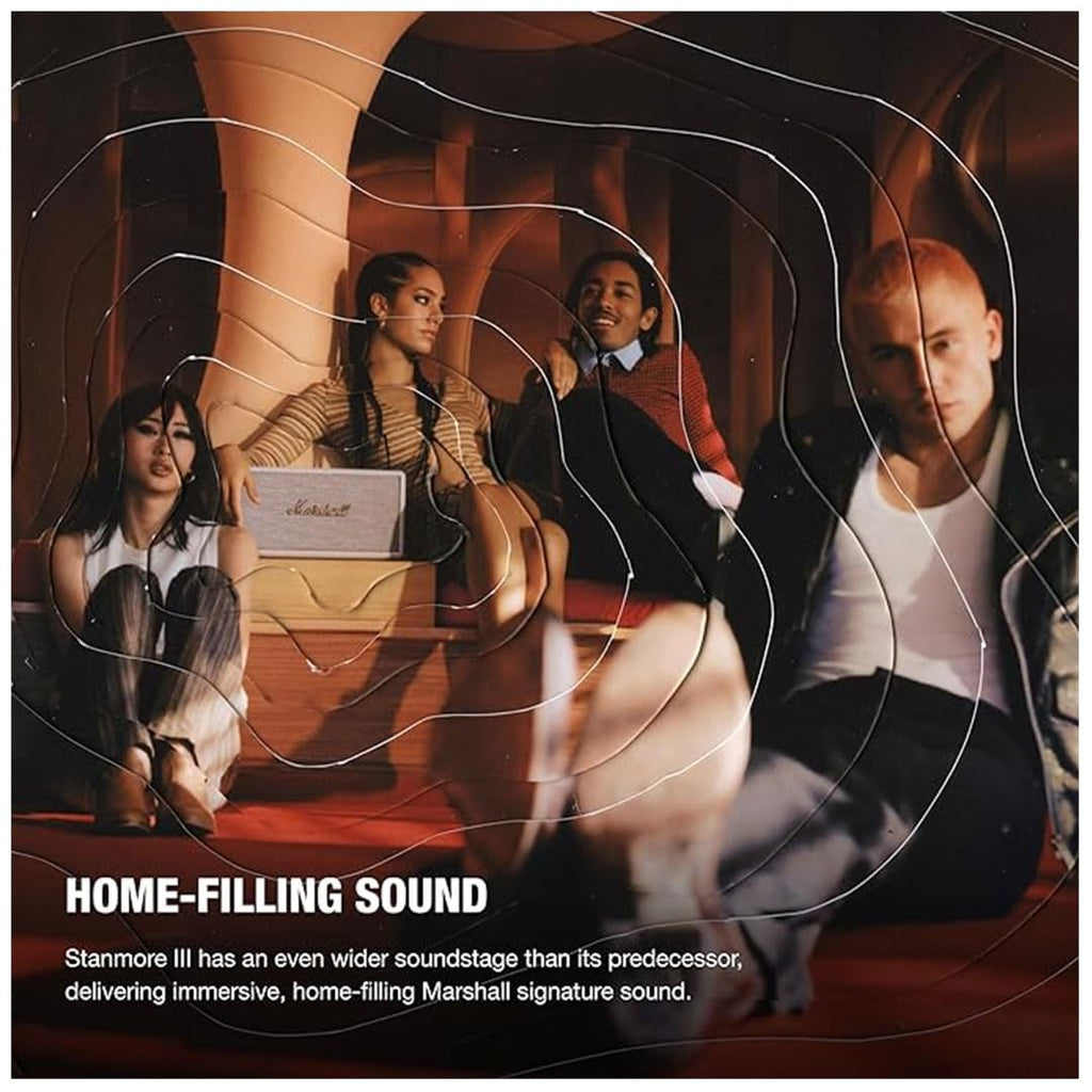 Marshall Stanmore III Bluetooth Wireless Powered 15 Watts Speaker (Cream)