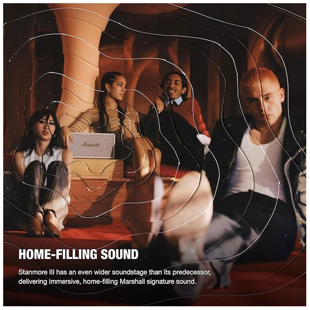 Marshall Stanmore III Bluetooth Wireless Powered 15 Watts Speaker (Cream)