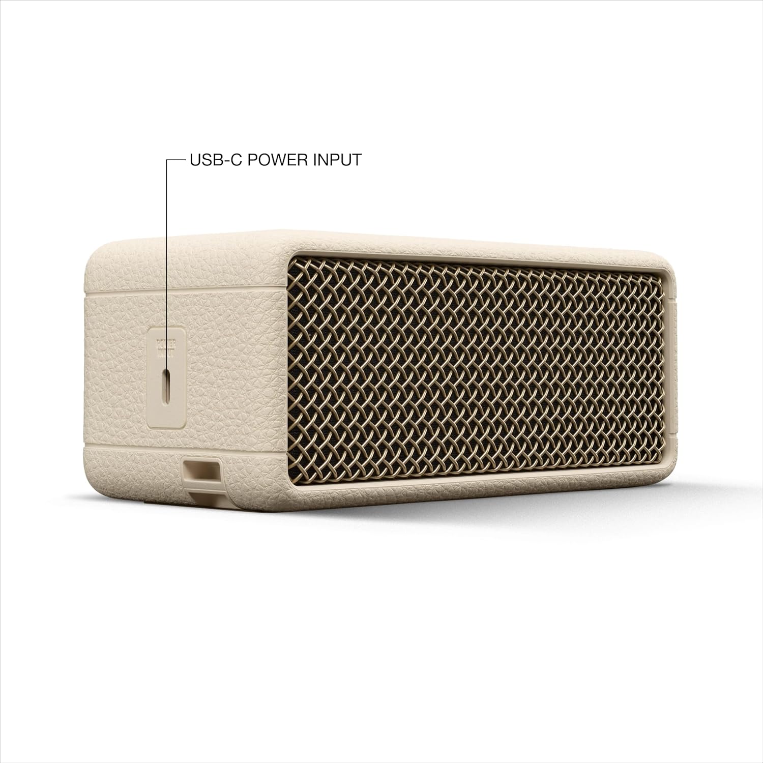 Marshall Emberton III Compact Portable Bluetooth Speaker with 32+ Hours of Playtime, (360° Sound), Dust & Waterproof (IP67) – Cream.