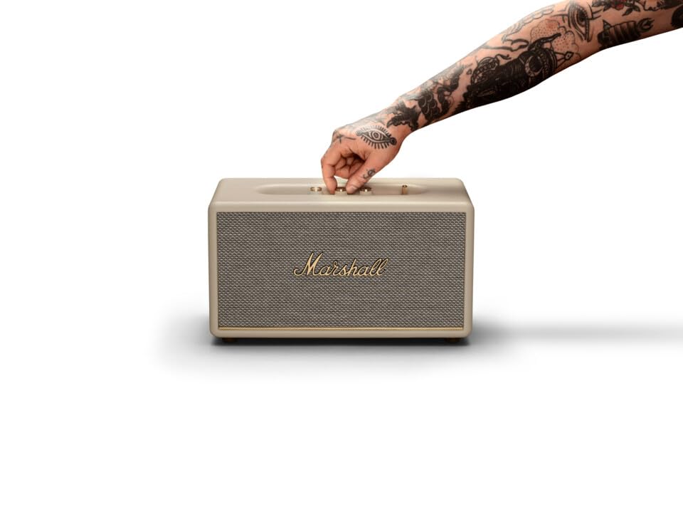 Marshall Stanmore III Bluetooth Wireless Powered 15 Watts Speaker (Cream)