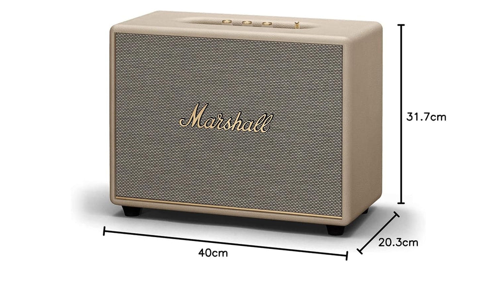 Marshall Woburn III Wireless Bluetooth Powered Speaker (Cream), 150 Watts